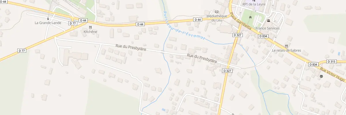 Plan du 165 Rue du Presbytère à Sabres