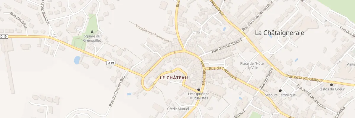 Plan du 5 Rue croix du tour à La Châtaigneraie