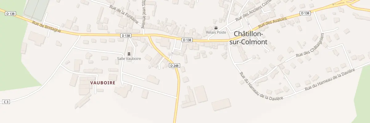 Plan du 13 Pl Constant Rousseau à Châtillon-sur-Colmont