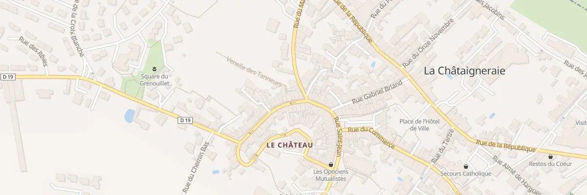 Plan du 4 Rue croix du tour à La Châtaigneraie