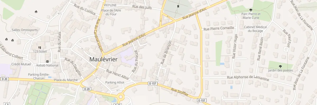 Plan du 15 Rue de Briancon à Maulévrier