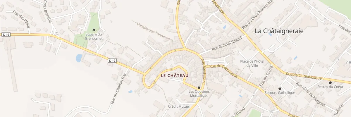 Plan du 7 Rue croix du tour à La Châtaigneraie
