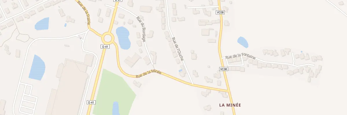 Plan du 38 Rue de l’Ouche à Saint-Pierre-des-Échaubrognes