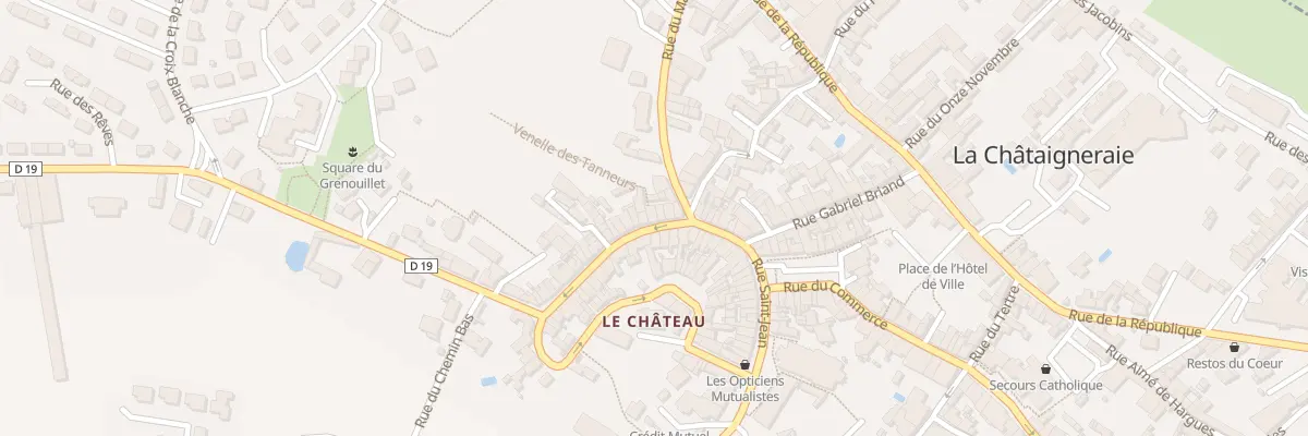 Plan du 6 Rue croix du tour à La Châtaigneraie