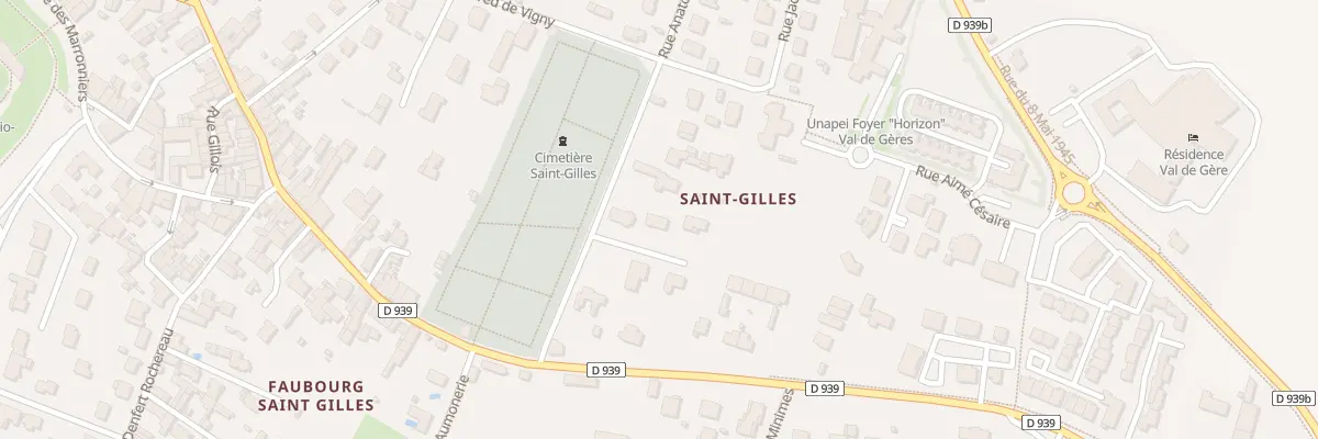 Plan du 7 Rue Anatole France à Surgères