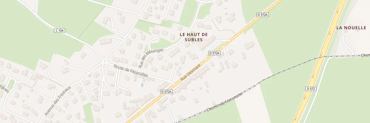 Plan du 33 Rue Desmant à Subles