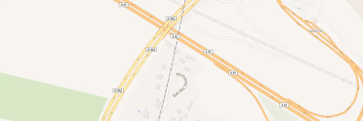 Plan du 1 Rue des Tisserands à Louverné