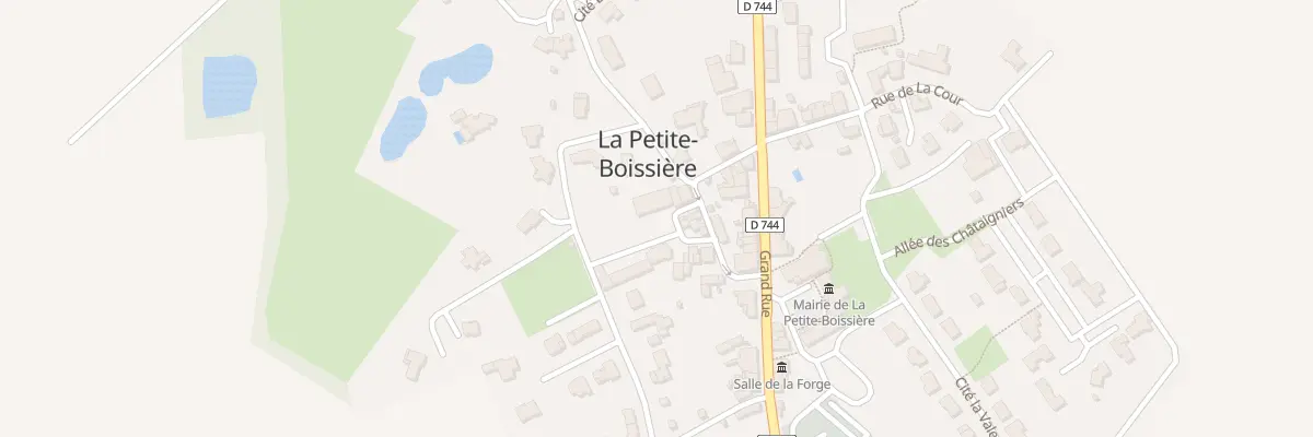 Plan du 2 Rue des Ecoles à La Petite-Boissière