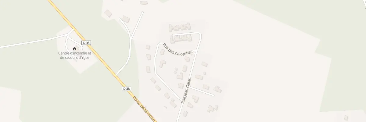 Plan du 195 Rue Jean Galan à Ygos-Saint-Saturnin