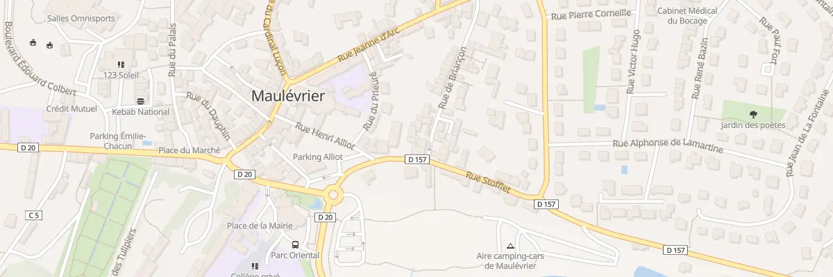 Plan du 3 Rue de Briancon à Maulévrier