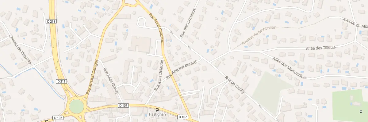 Plan du 9003 Rue Antoine Berard à Saint-Médard-en-Jalles