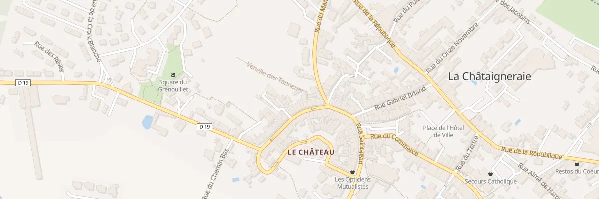 Plan du 12 Rue croix du tour à La Châtaigneraie