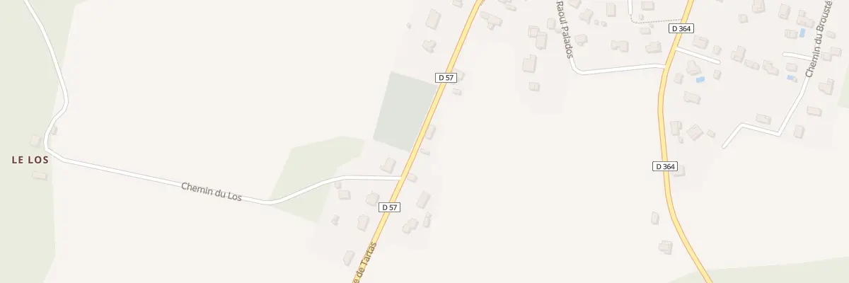 Plan du 15 Bourg à Saint-Yaguen