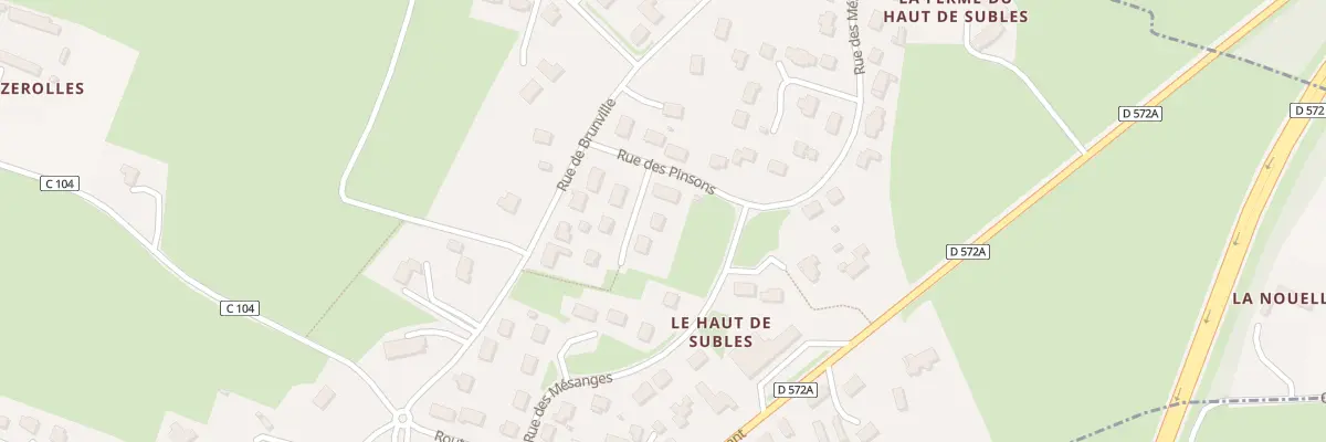 Plan du 1 Sq des Chardonnerets à Subles