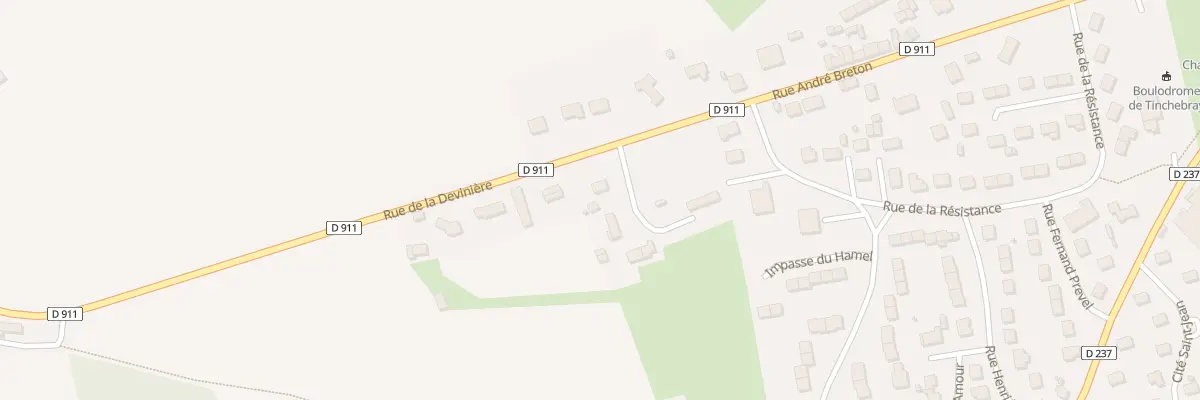Plan du 5 Rue de la Devinière à Tinchebray-Bocage