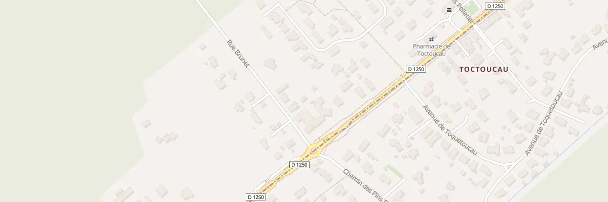 Plan du 6 Rue Brunet à Pessac