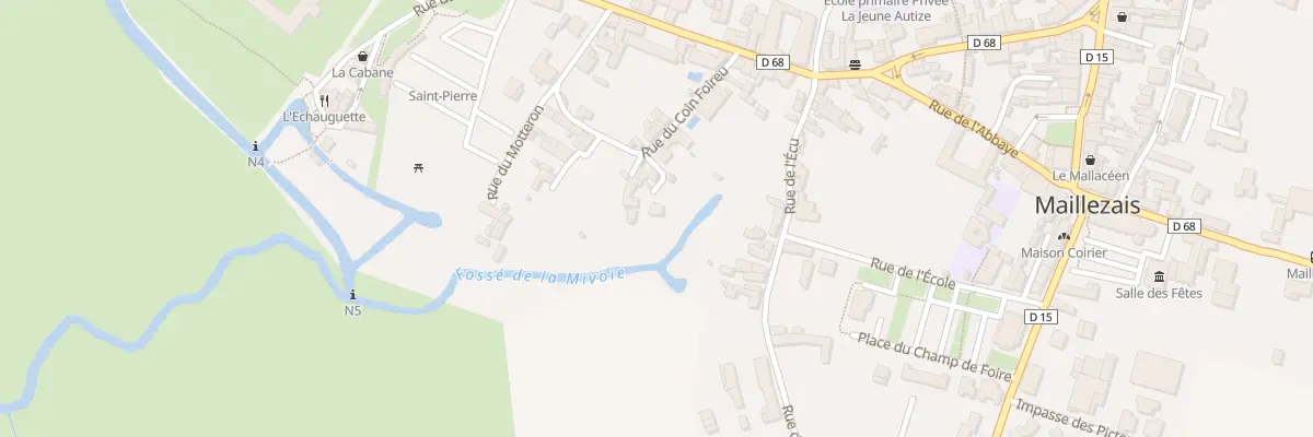 Plan du 21 Rue du coin foireu à Maillezais
