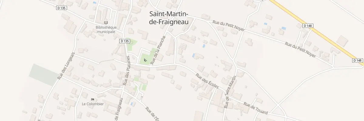Plan du 27 Rue des écoles à Saint-Martin-de-Fraigneau