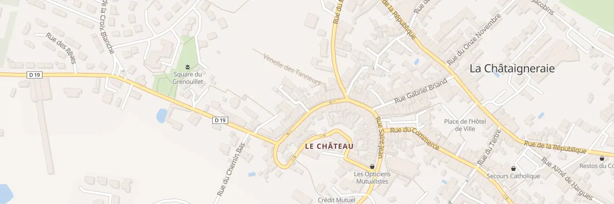 Plan du 22 Rue croix du tour à La Châtaigneraie