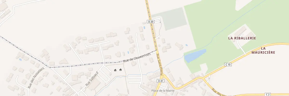 Plan du 13 Rue du Chemin vert à Maulévrier
