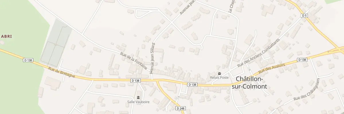Plan du 22 Pl du Marché à Châtillon-sur-Colmont