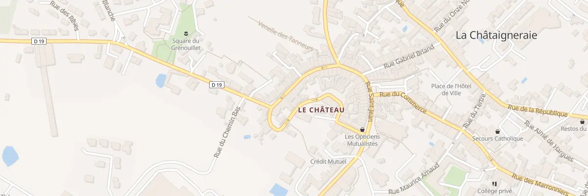 Plan du 21 Rue croix du tour à La Châtaigneraie