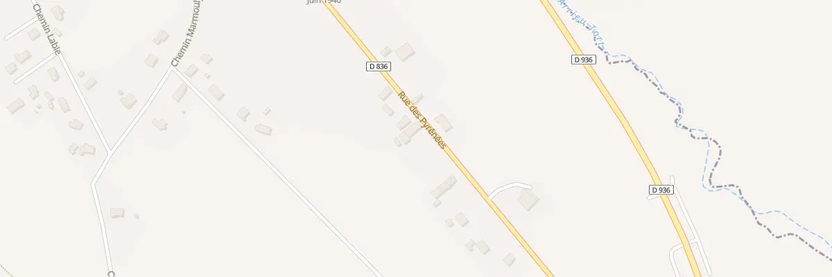 Plan du 36 Rue des Pyrénées à Gurs