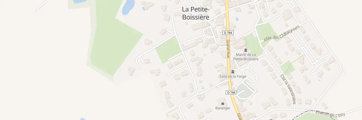 Plan du 2 Rue des Rosiers à La Petite-Boissière