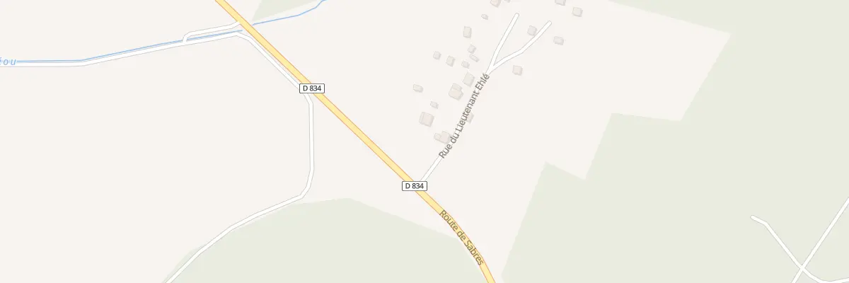 Plan du 86 Neou à Trensacq