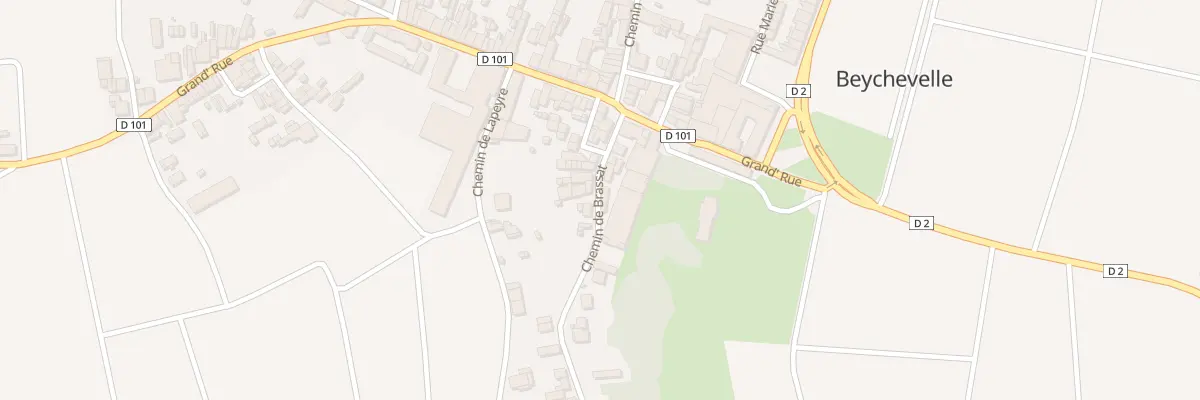 Plan du 141 Beychevelle à Espiet