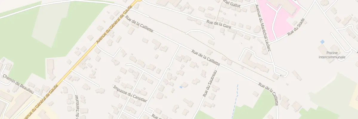 Plan du 16 Rue de la caillette à La Châtaigneraie