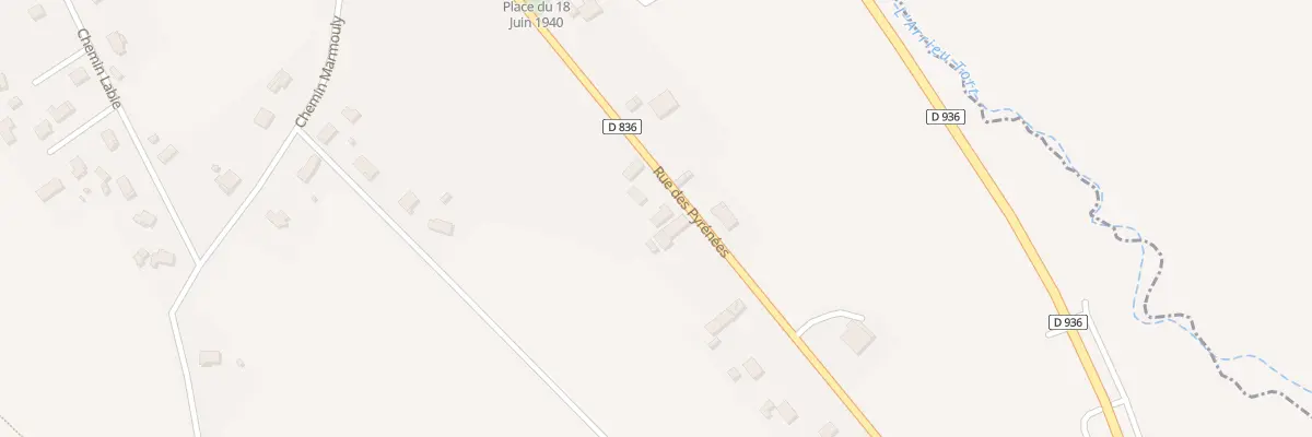 Plan du 34B Rue des Pyrénées à Gurs