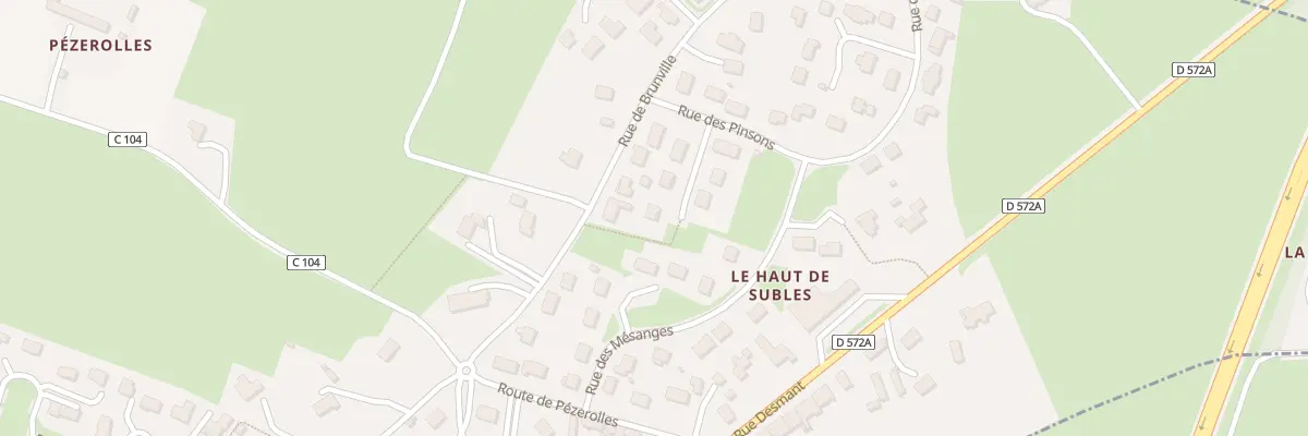 Plan du 3 Sq des Chardonnerets à Subles