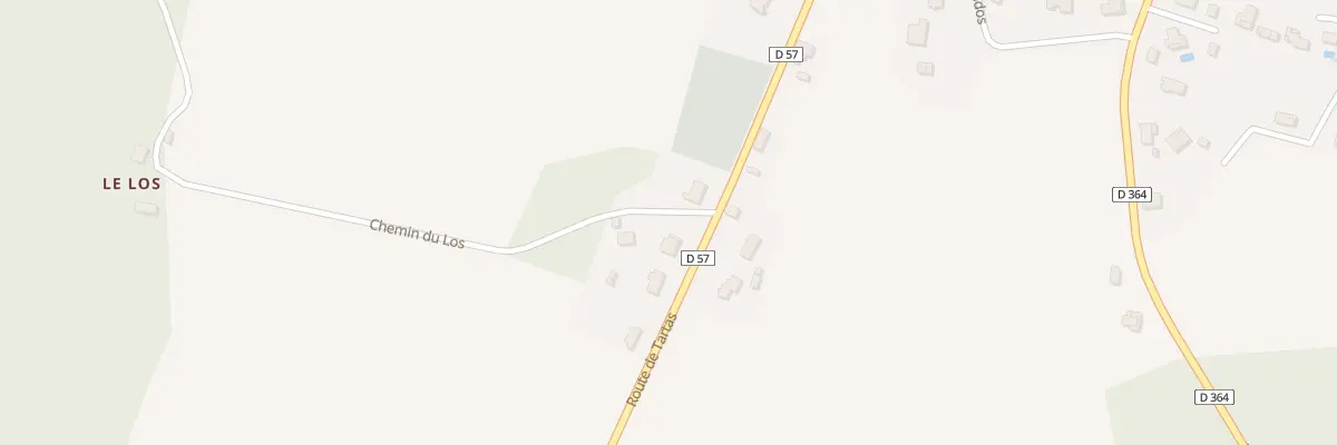 Plan du 384 Rte du Grangé à Saint-Yaguen