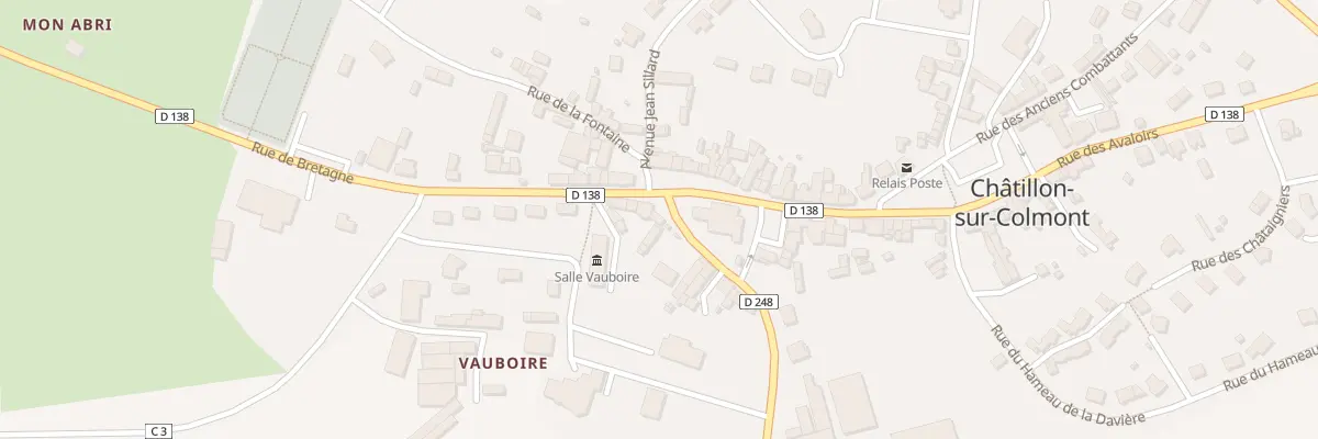 Plan du 2 Rue de Normandie à Châtillon-sur-Colmont