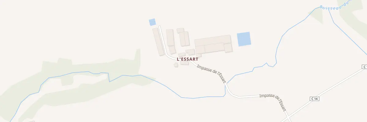 Plan du 308 Imp de l’Essart à Saint-Mars-d’Égrenne