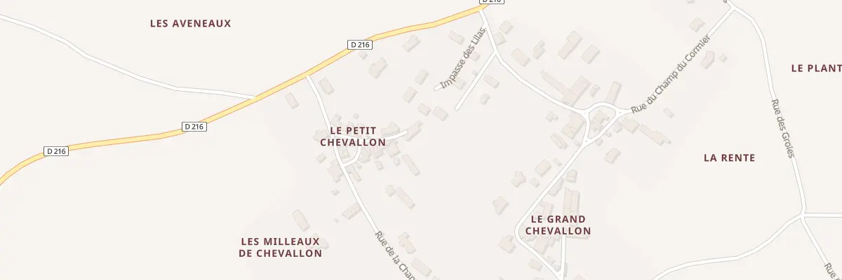 Plan du 10 Imp Marguerite Jay XIV Eme Sie à Geay