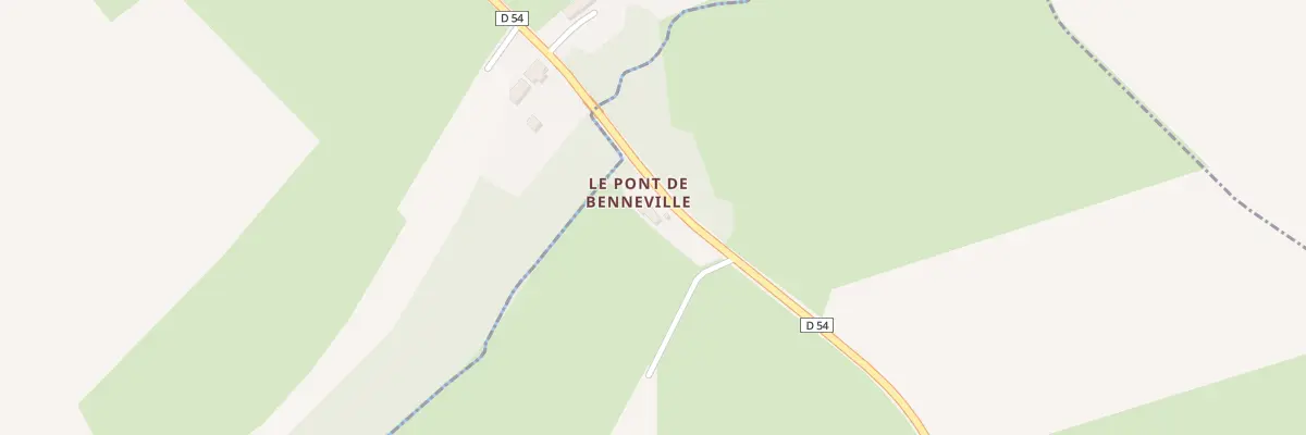 Plan du 2 Pont de Benneville Jurques à Dialan sur Chaîne