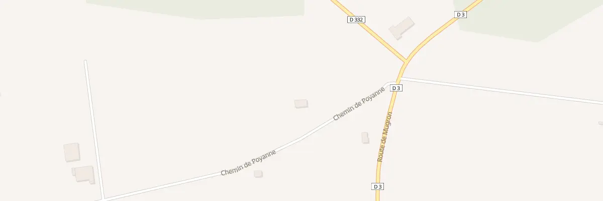 Plan du 170 Che de Poyanne à Souprosse