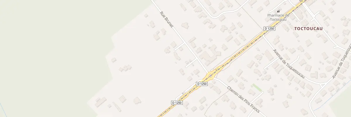 Plan du 7 Rue Brunet à Pessac