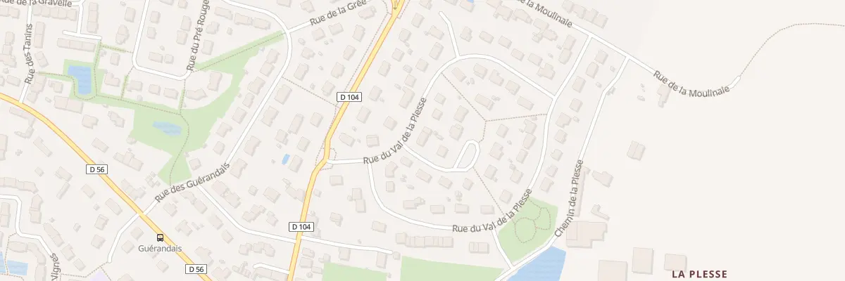 Plan du 39 Rue du Val de la Plesse à Saint-Clément-de-la-Place