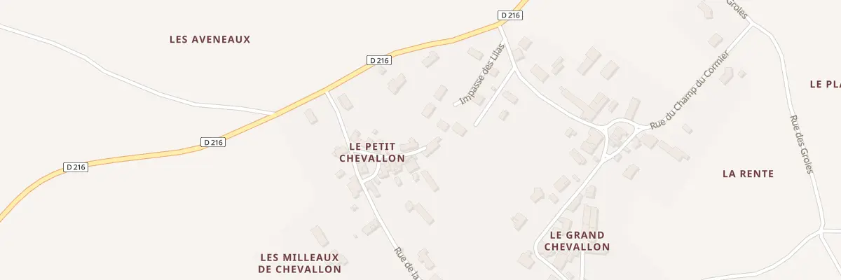 Plan du 11 Imp Marguerite Jay XIV Eme Sie à Geay