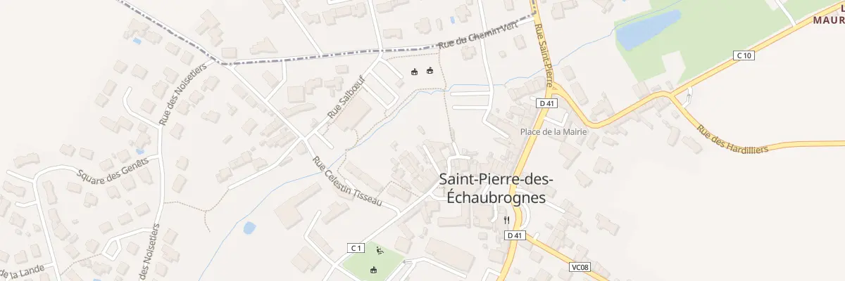 Plan du 6 Rue du Sabotier à Saint-Pierre-des-Échaubrognes