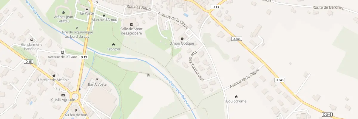 Plan du 58 Rue des Tourterelles à Amou