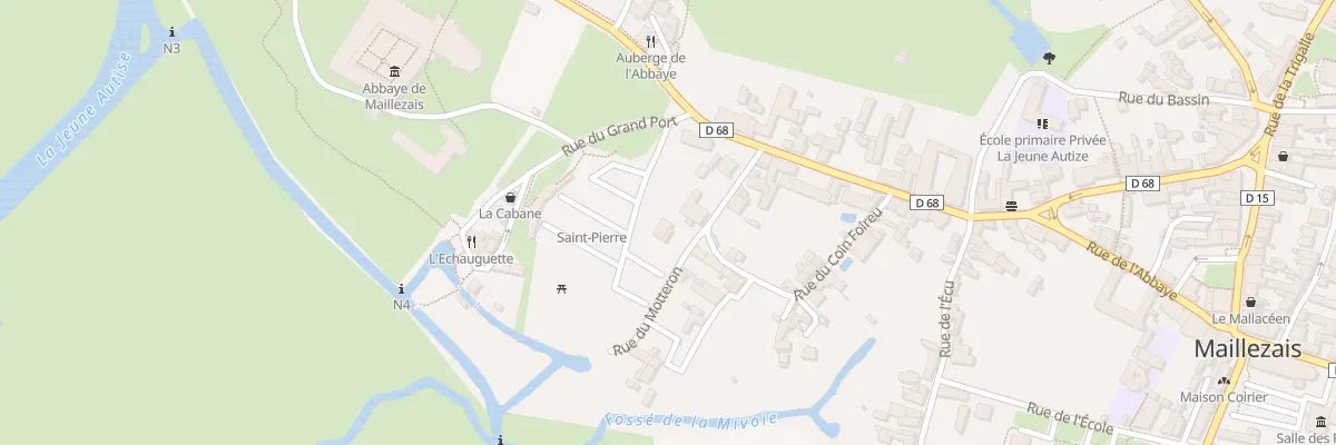 Plan du 16 Rue du motteron à Maillezais
