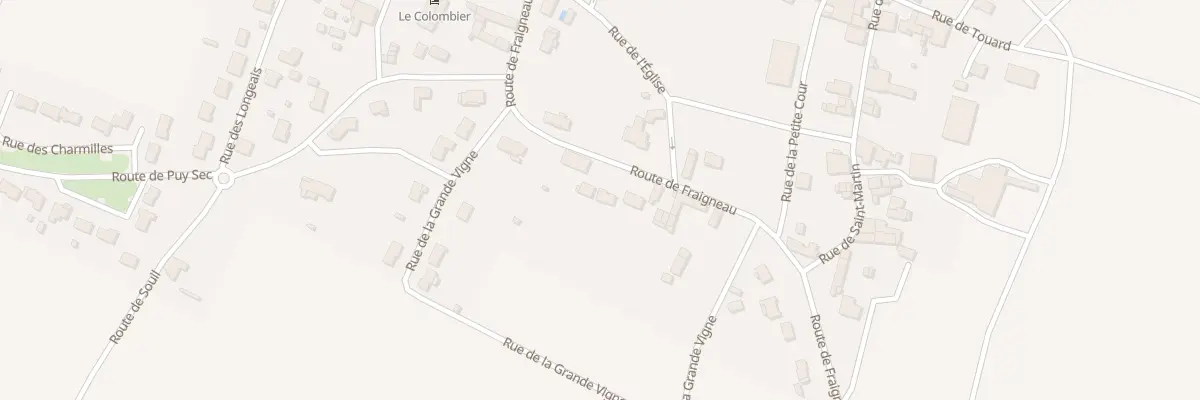 Plan du 44 Rte de Fraigneau à Saint-Martin-de-Fraigneau
