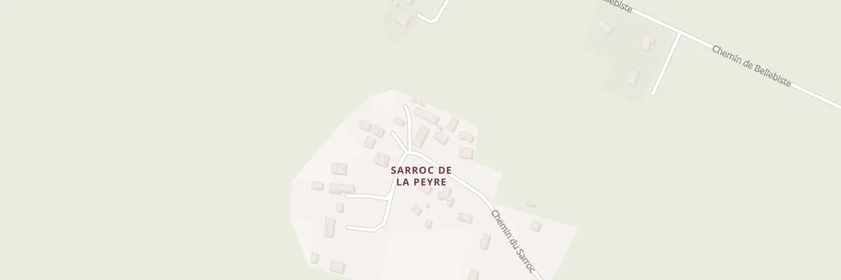 Plan du 26 Che du Sarroc au Barp