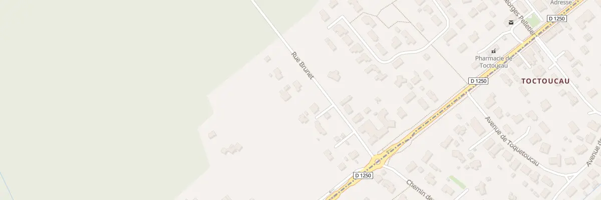 Plan du 11 Rue Brunet à Pessac