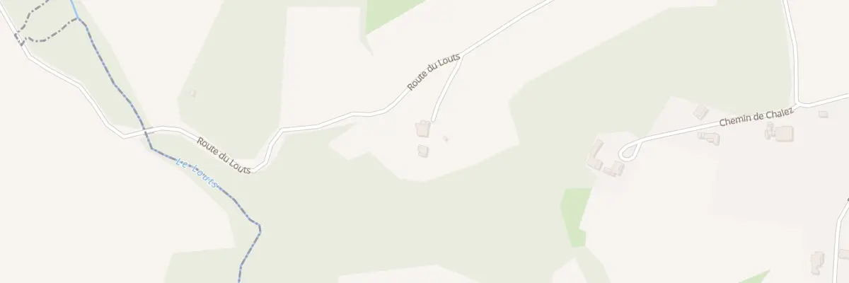 Plan du 823 Rte du Louts à Larbey