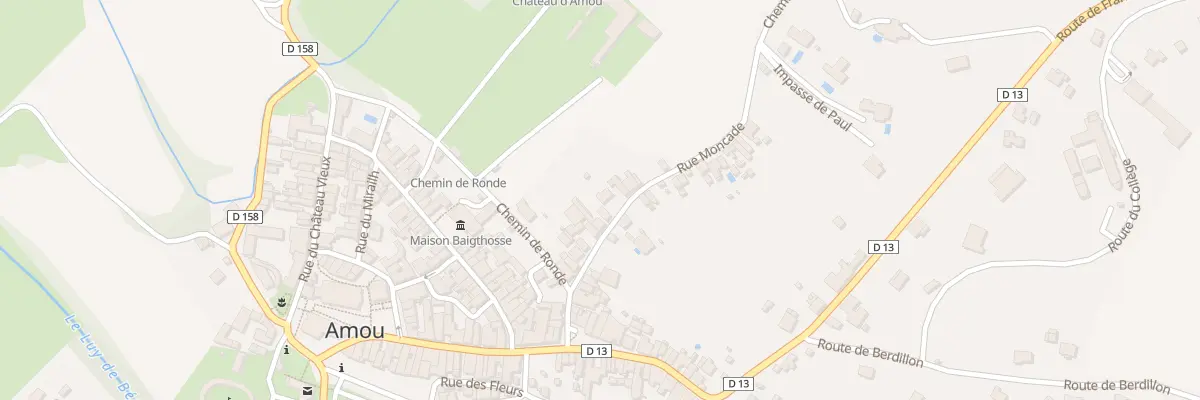 Plan du 103 Rue Moncade à Amou